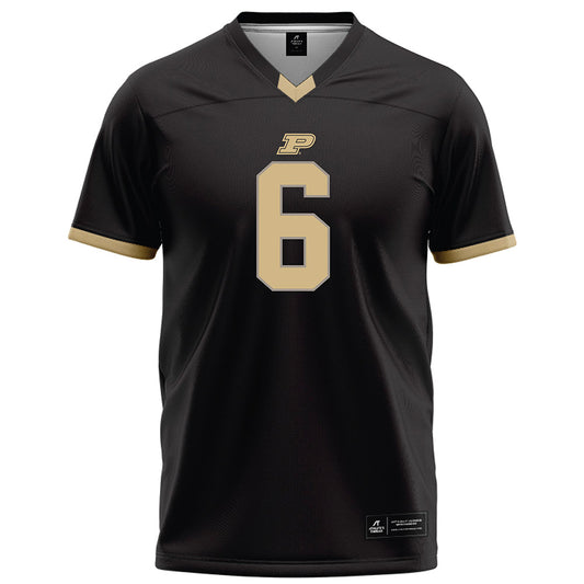 Purdue - NCAA Football : Arhmad Branch - Black Football Jersey-0