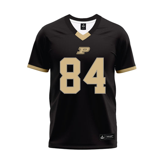 Purdue - NCAA Football : Nolan Buckman - Black Football Jersey