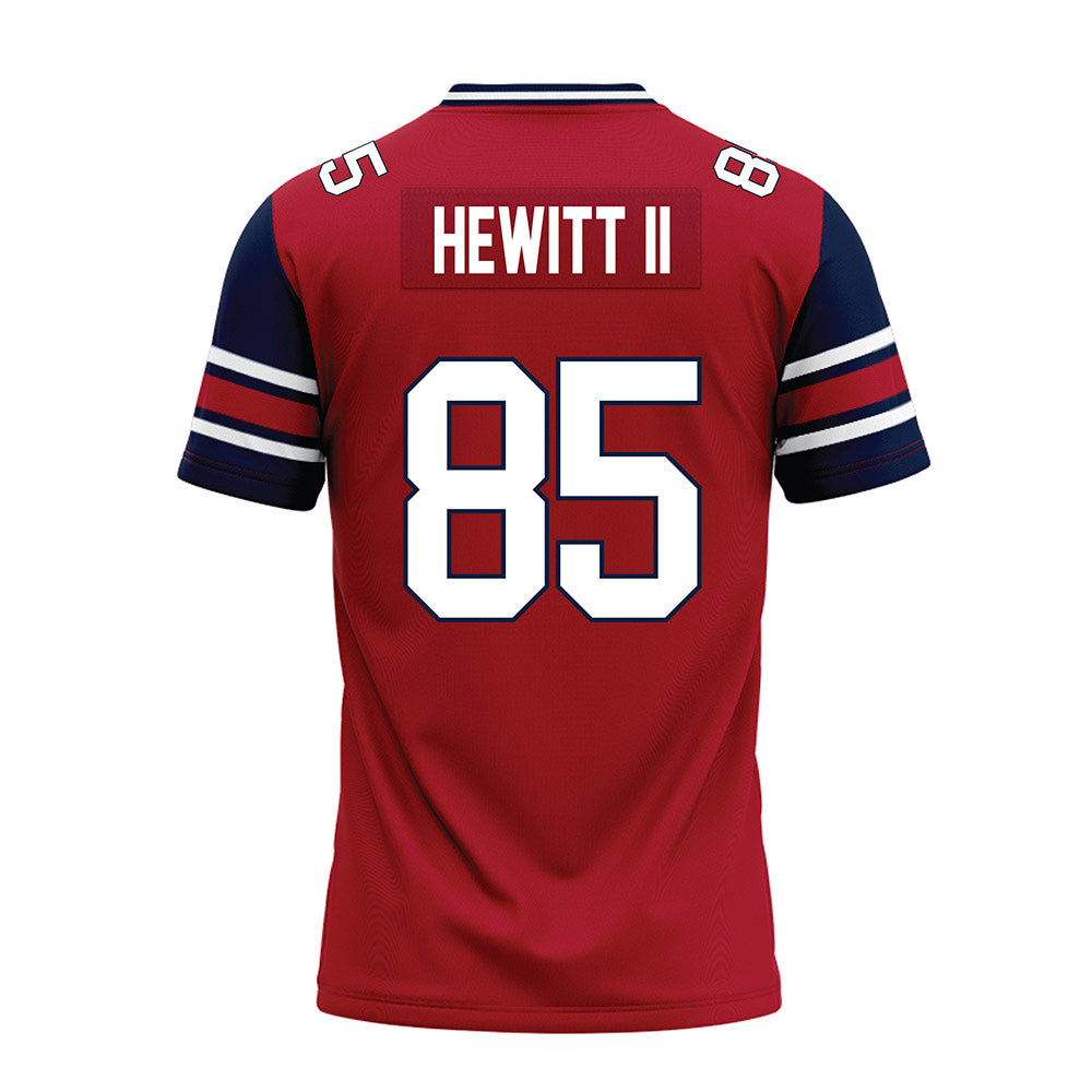 Liberty - NCAA Football : Connie Hewitt II - Red Premium Football Jersey-1
