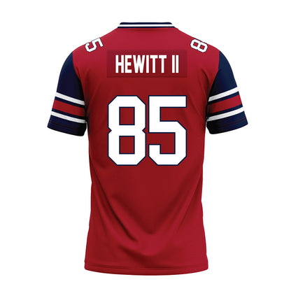 Liberty - NCAA Football : Connie Hewitt II - Red Premium Football Jersey-1