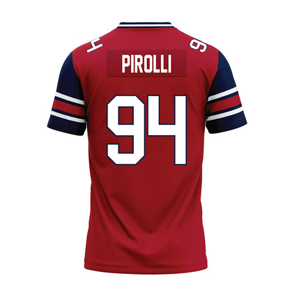 Liberty - NCAA Football : Nathan Pirolli - Red Premium Football Jersey