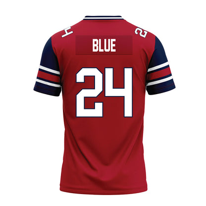 Liberty - NCAA Football : Vaughn Blue - Red Premium Football Jersey