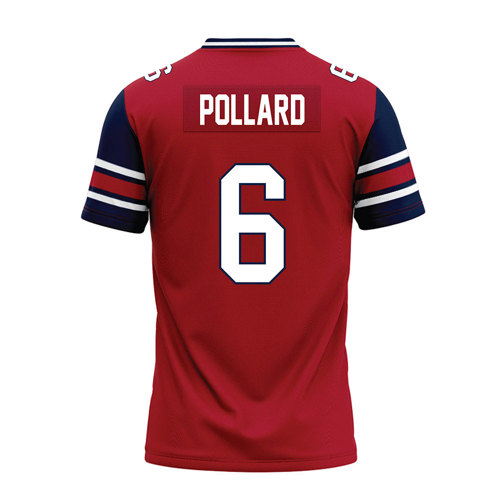 Liberty - NCAA Football : Micah Pollard - Red Premium Football Jersey-1