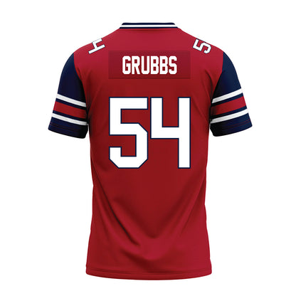 Liberty - NCAA Football : Cal Grubbs - Red Premium Football Jersey