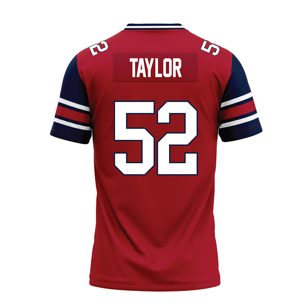 Liberty - NCAA Football : Jacob Taylor - Red Premium Football Jersey-1