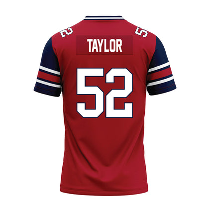 Liberty - NCAA Football : Jacob Taylor - Red Premium Football Jersey-1