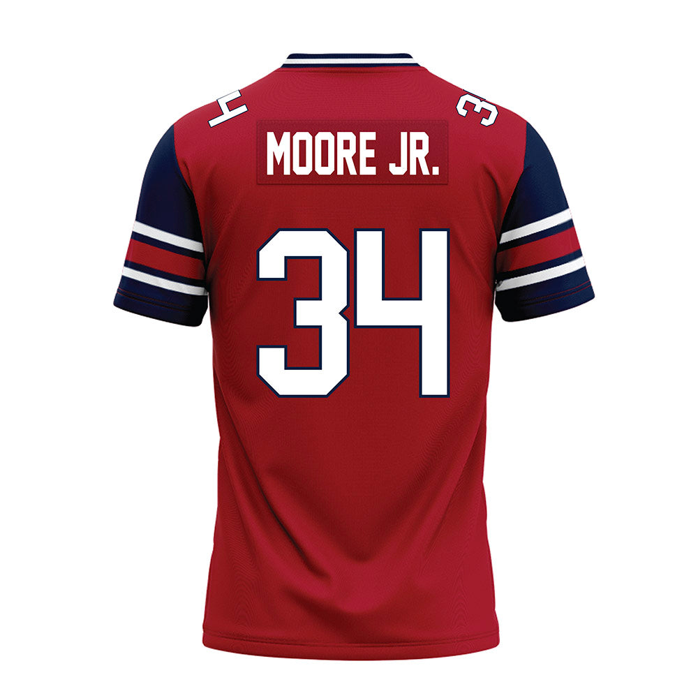 Liberty - NCAA Football : Seneca Moore Jr. - Red Premium Football Jersey-1