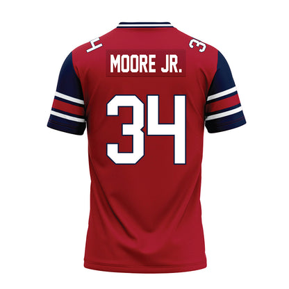 Liberty - NCAA Football : Seneca Moore Jr. - Red Premium Football Jersey-1