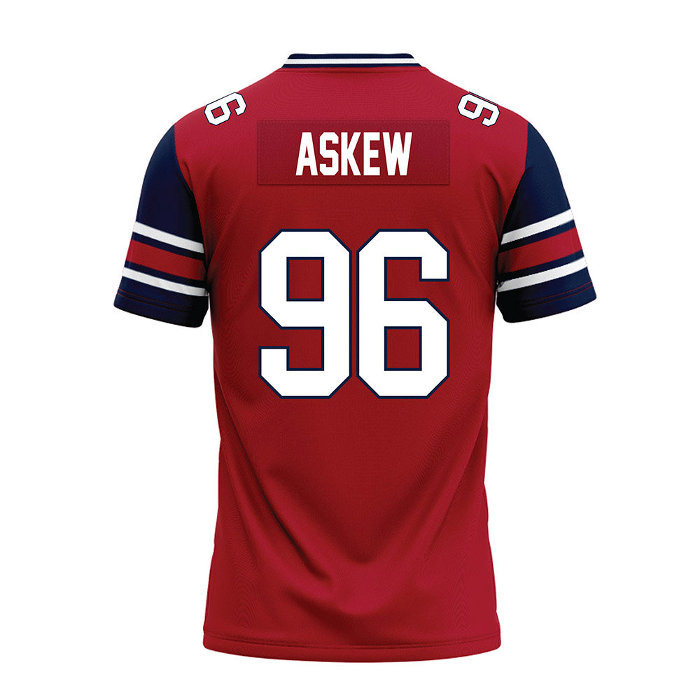 Liberty - NCAA Football : Gavin Askew - Red Premium Football Jersey-1
