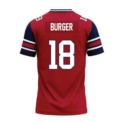 Liberty - NCAA Football : Ryan Burger - Red Premium Football Jersey