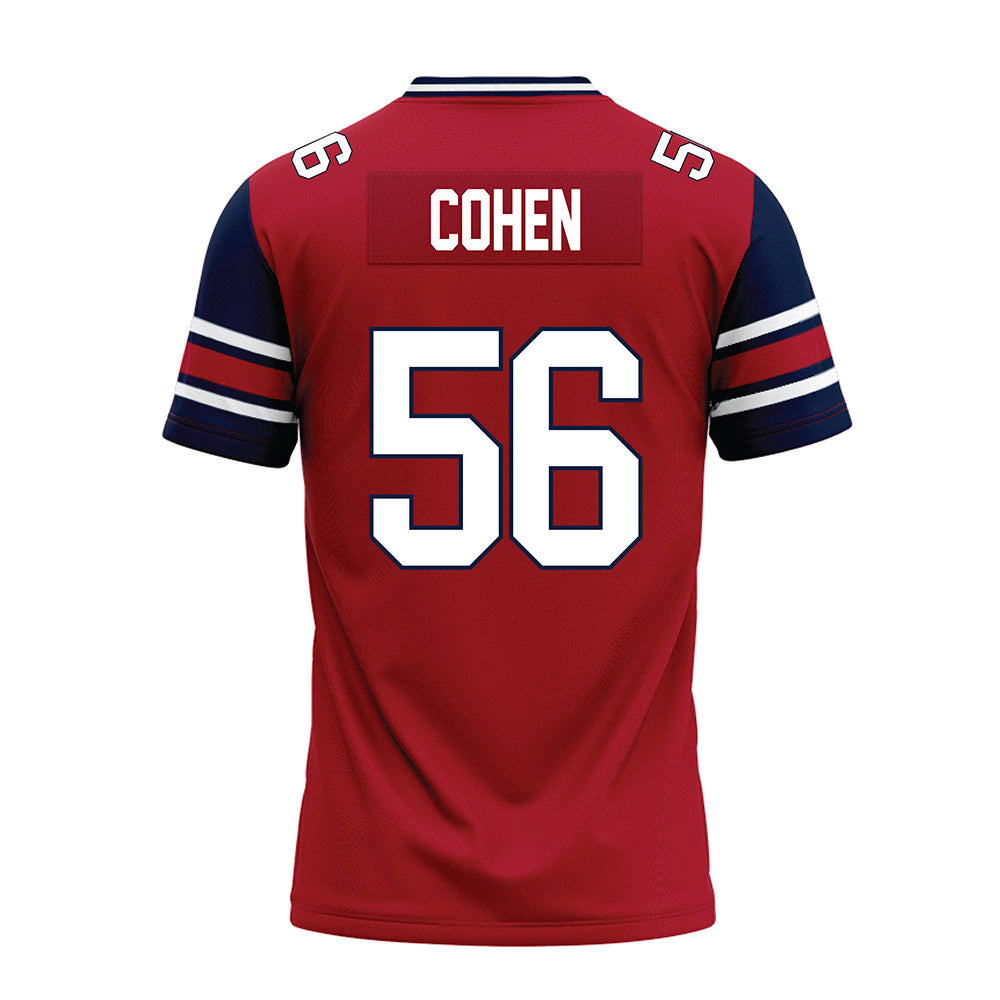 Liberty - NCAA Football : Samuel Cohen - Red Premium Football Jersey-1