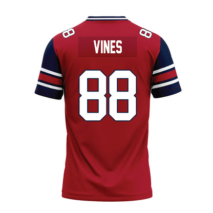 Liberty - NCAA Football : carson vines - Red Premium Football Jersey