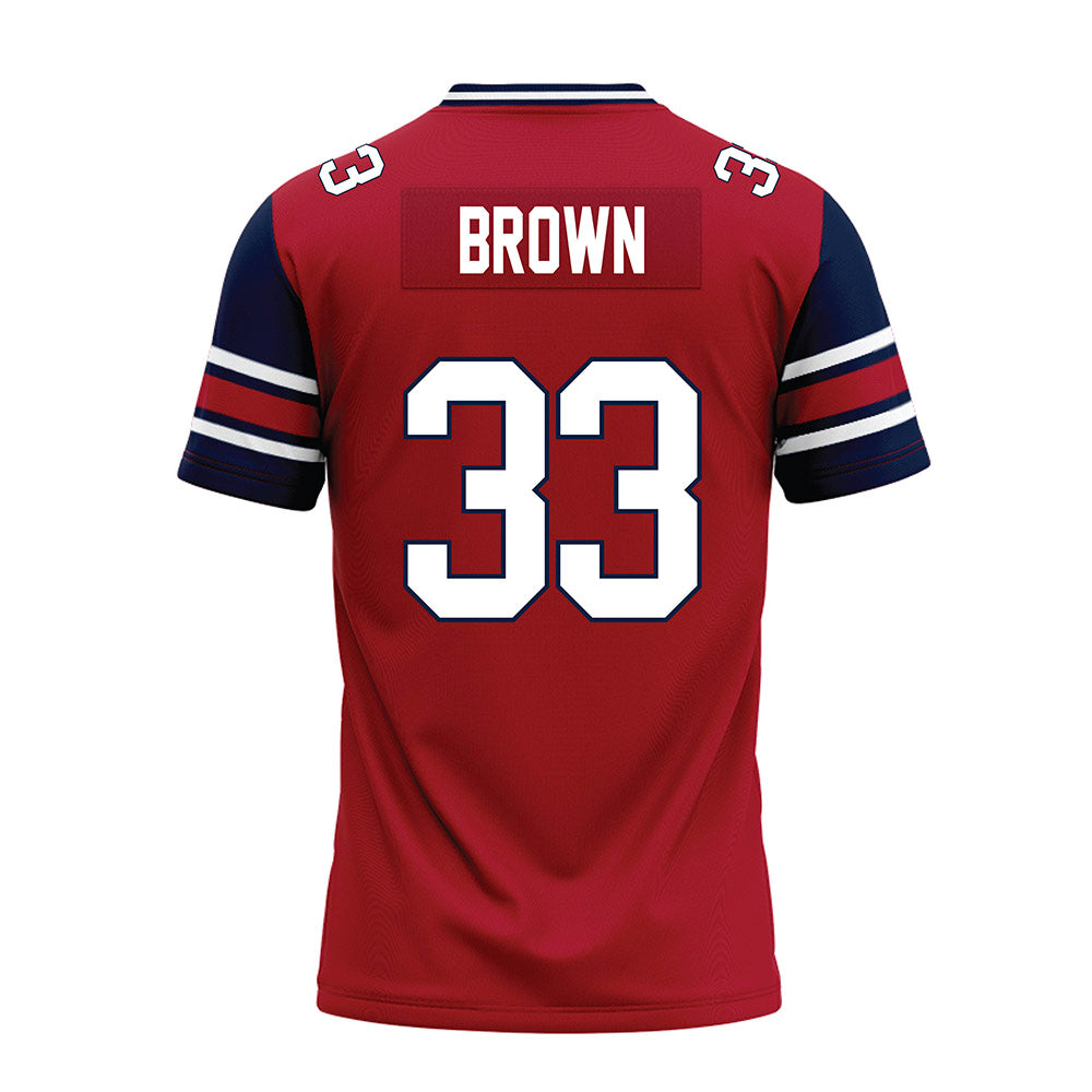 Liberty - NCAA Football : Lawrence Brown - Red Premium Football Jersey