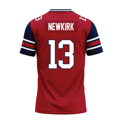 Liberty - NCAA Football : Nasir Newkirk - Red Premium Football Jersey-1