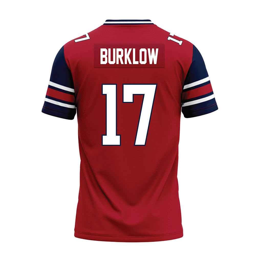 Liberty - NCAA Football : Bo Burklow - Red Premium Football Jersey