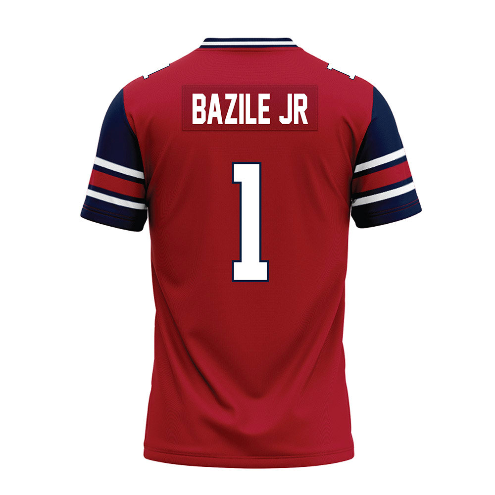 Liberty - NCAA Football : CJ Bazile Jr - Red Premium Football Jersey-1