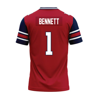 Liberty - NCAA Football : Johnathan Bennett - Red Premium Football Jersey