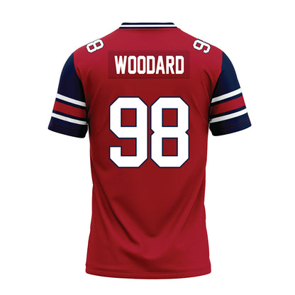 Liberty - NCAA Football : Weston Woodard - Red Premium Football Jersey-1