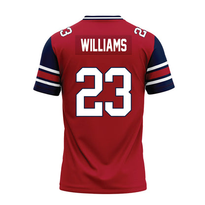 Liberty - NCAA Football : Caden Williams - Red Premium Football Jersey