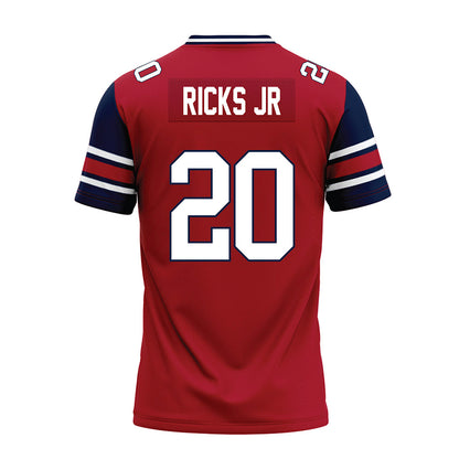 Liberty - NCAA Football : Dexter Ricks Jr - Red Premium Football Jersey