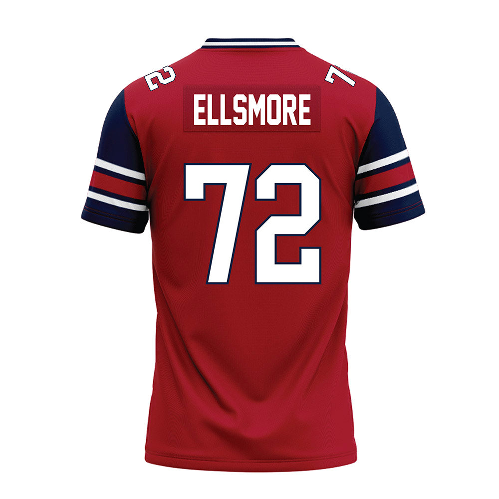 Liberty - NCAA Football : Seth Ellsmore - Red Premium Football Jersey