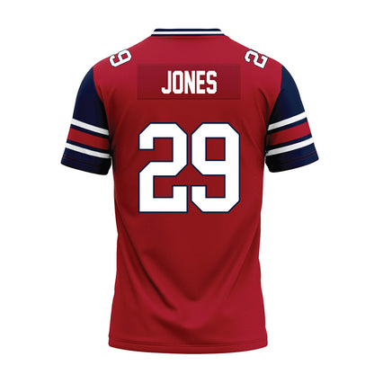 Liberty - NCAA Football : Akhori Jones - Red Premium Football Jersey-1