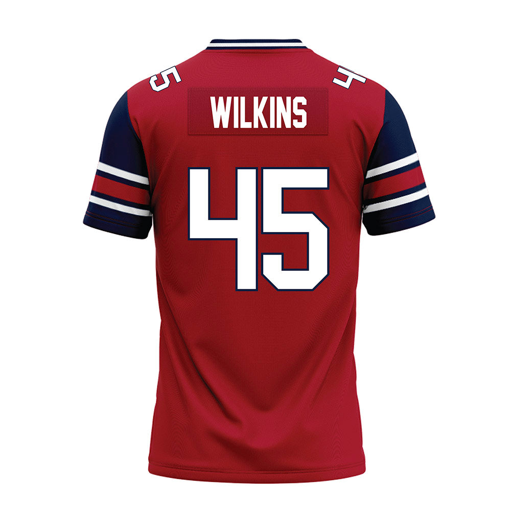 Liberty - NCAA Football : Ryan Wilkins - Red Premium Football Jersey