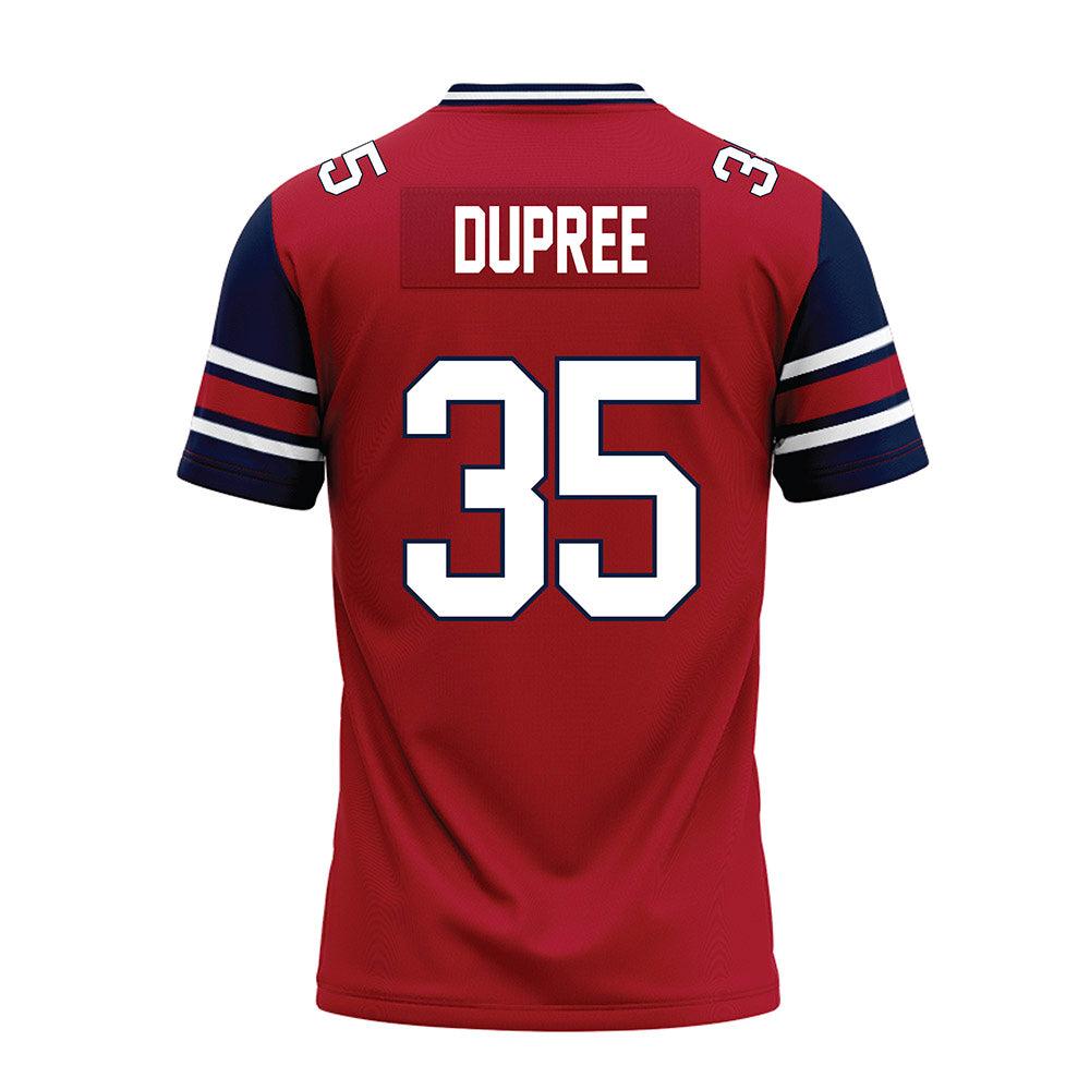 Liberty - NCAA Football : Tyren Dupree - Red Premium Football Jersey