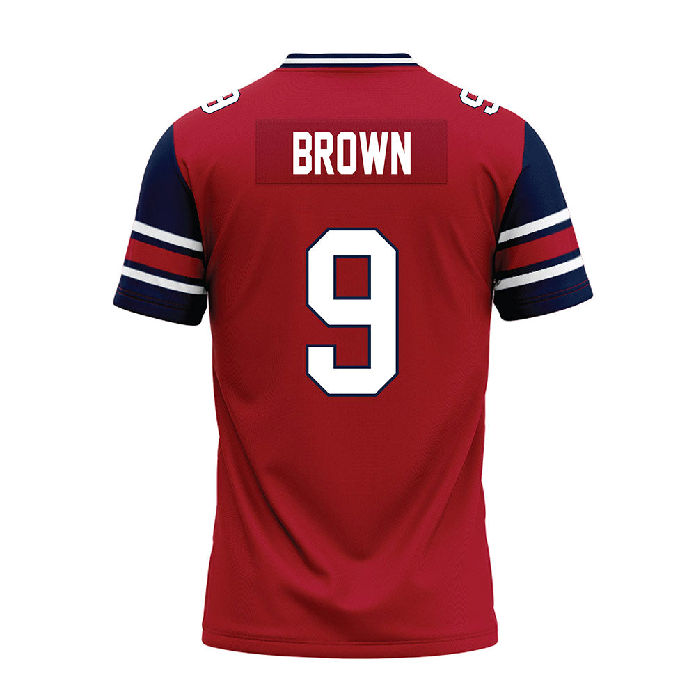 Liberty - NCAA Football : Jahmar Brown - Red Premium Football Jersey