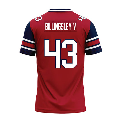 Liberty - NCAA Football : Jay Billingsley V - Red Premium Football Jersey-1