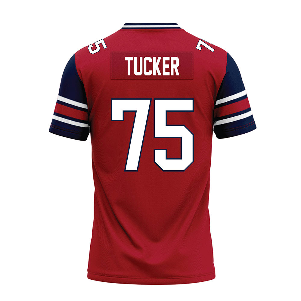 Liberty - NCAA Football : Jack Tucker - Red Premium Football Jersey