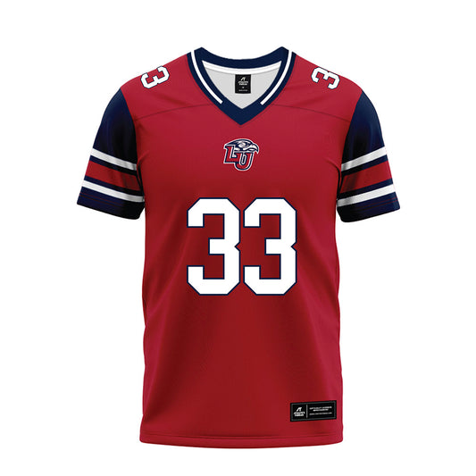 Liberty - NCAA Football : Aidan Vaughan - Red Premium Football Jersey