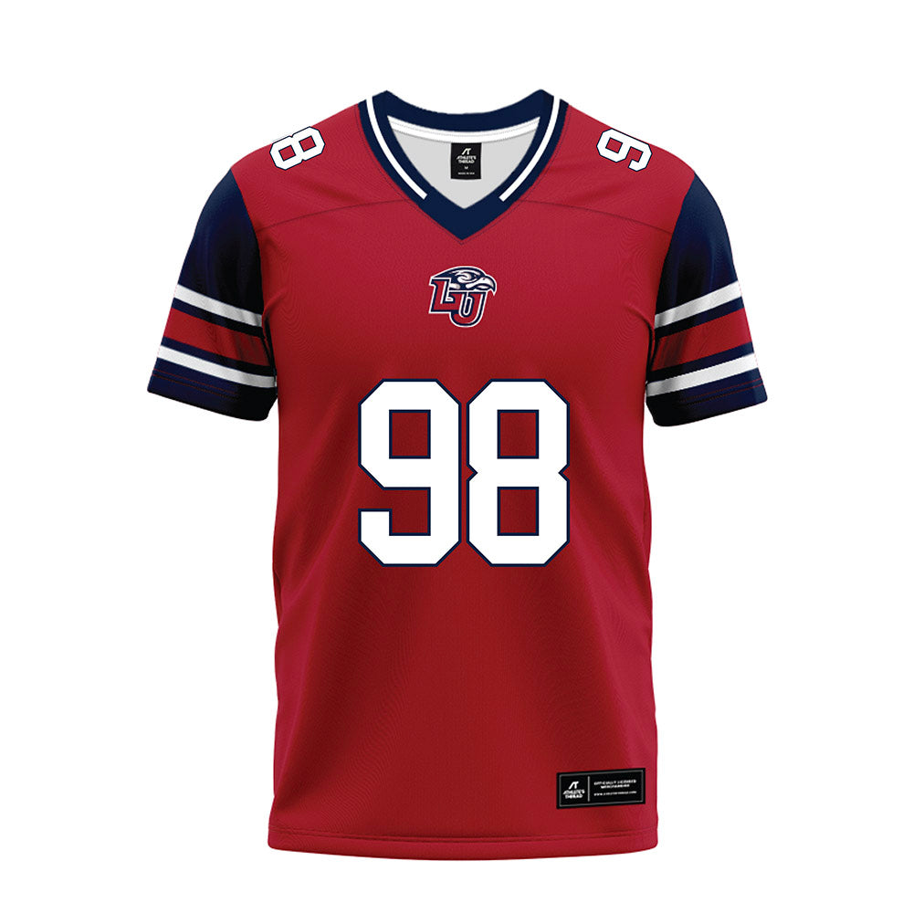 Liberty - NCAA Football : Weston Woodard - Red Premium Football Jersey-0