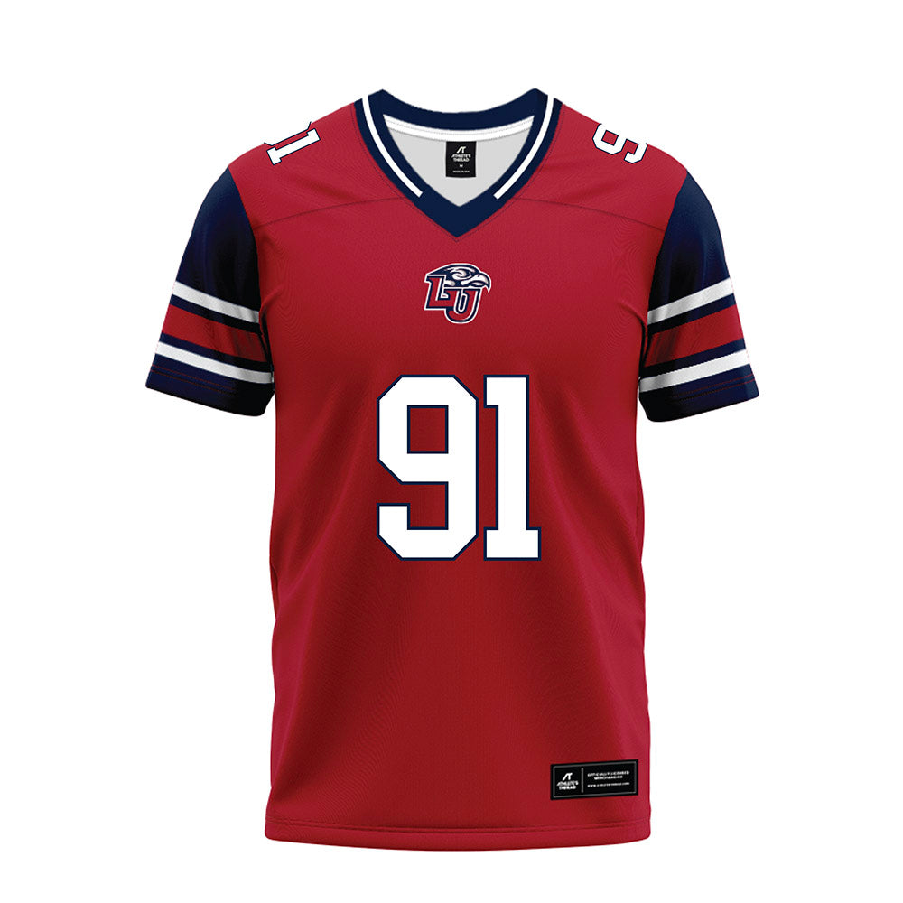 Liberty - NCAA Football : Marius Landsfeld - Red Premium Football Jersey-0