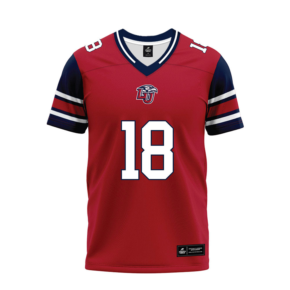 Liberty - NCAA Football : Ryan Burger - Red Premium Football Jersey