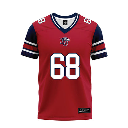 Liberty - NCAA Football : Hunter Porterfield - Red Premium Football Jersey