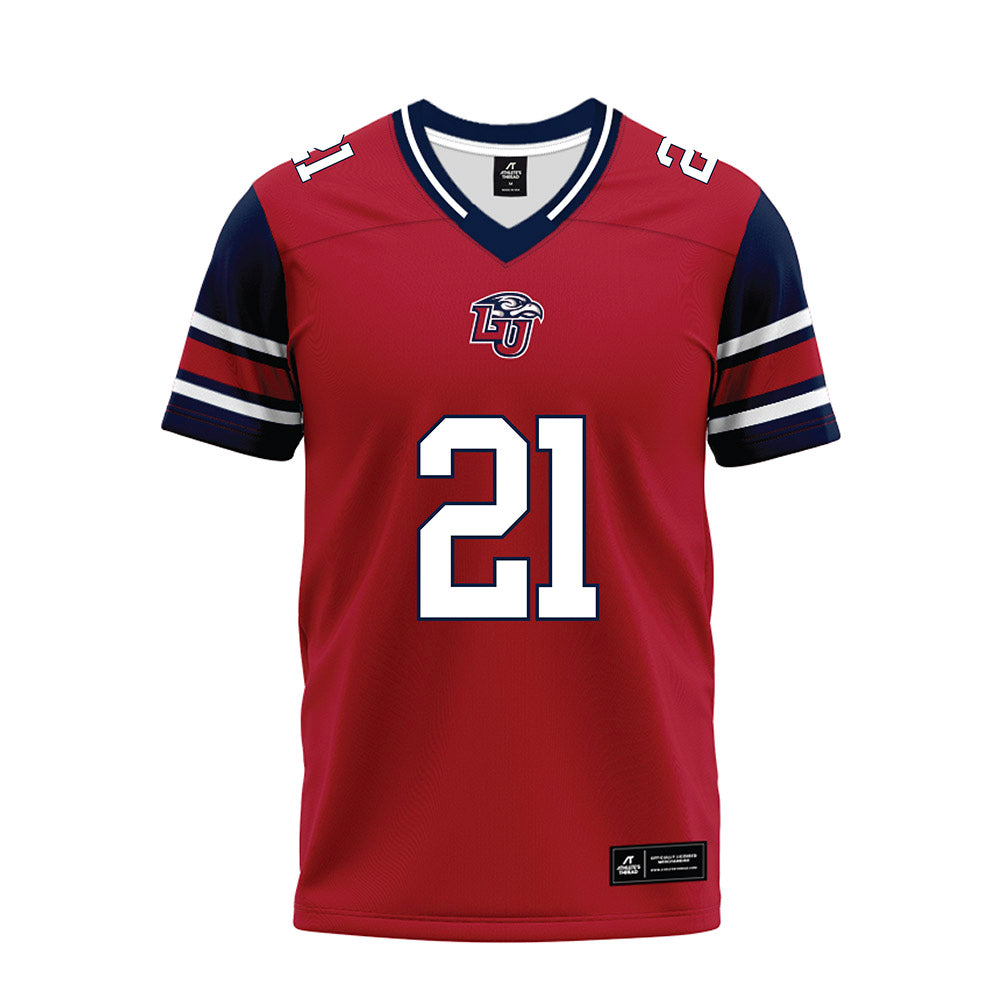 Liberty - NCAA Football : Caden Williams - Red Premium Football Jersey-0