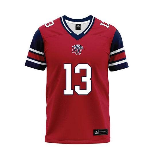 Liberty - NCAA Football : Damond Harmon - Red Premium Football Jersey-0