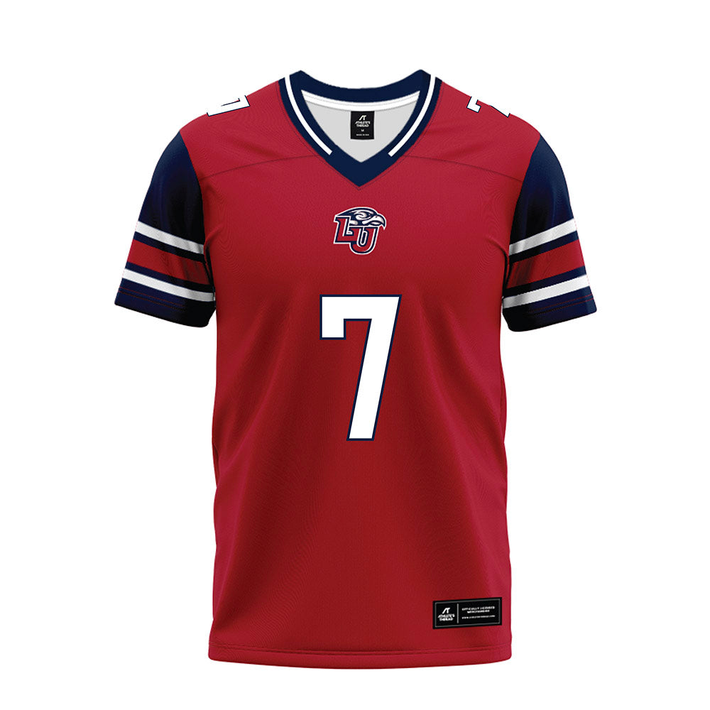 Liberty - NCAA Football : Devin Henderson - Red Premium Football Jersey