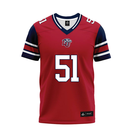 Liberty - NCAA Football : DJ Geth Jr - Red Premium Football Jersey-0