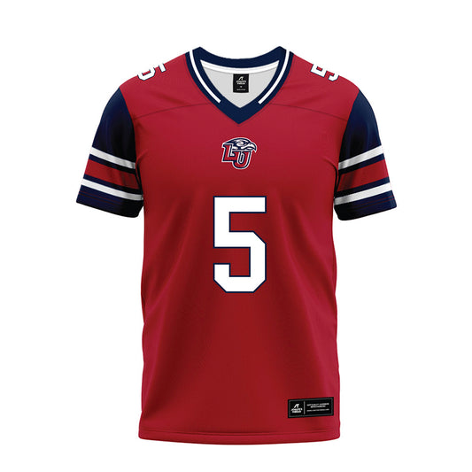 Liberty - NCAA Football : Elijah Hopkins - Red Premium Football Jersey