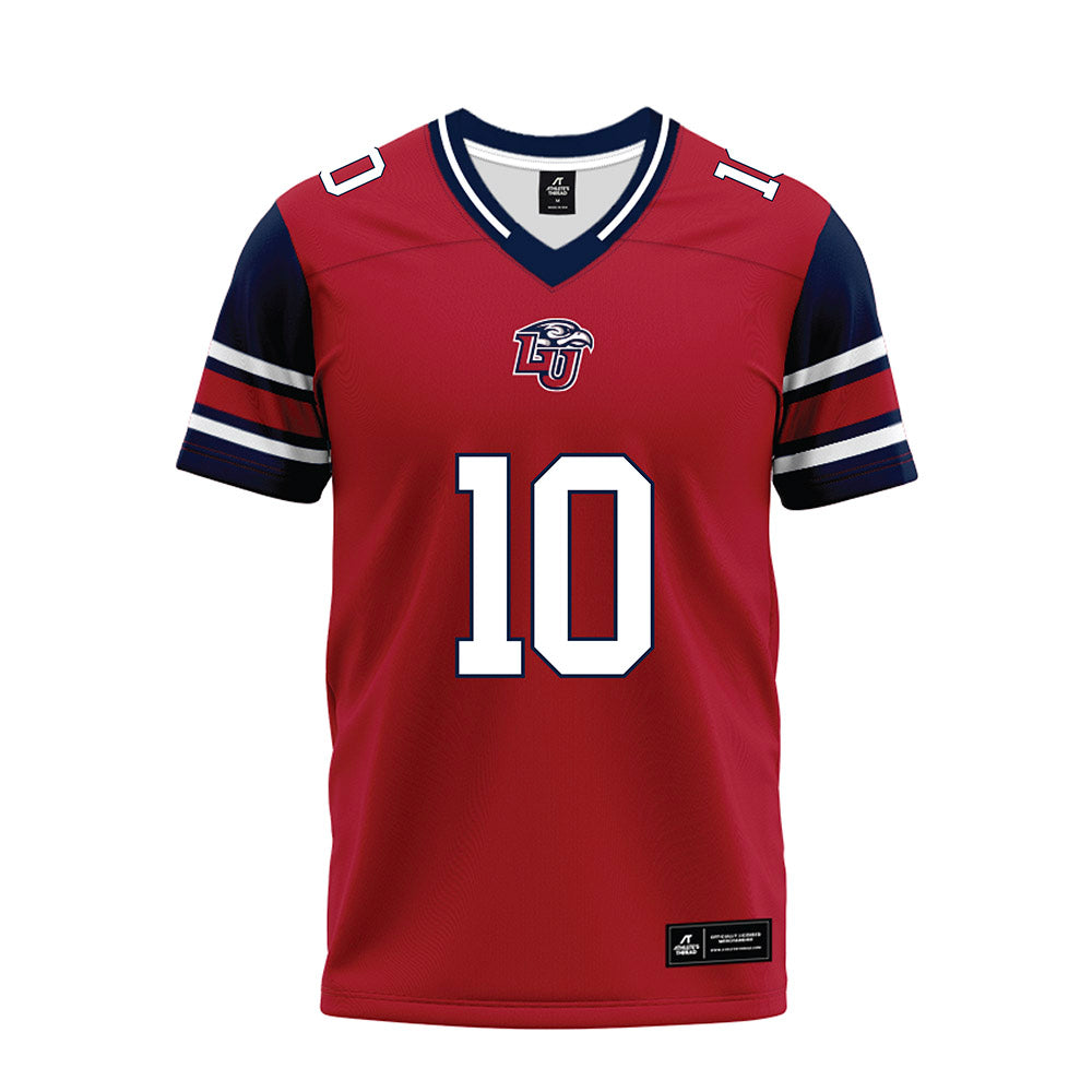 Liberty - NCAA Football : Jonathan Monteiro - Red Premium Football Jersey-0