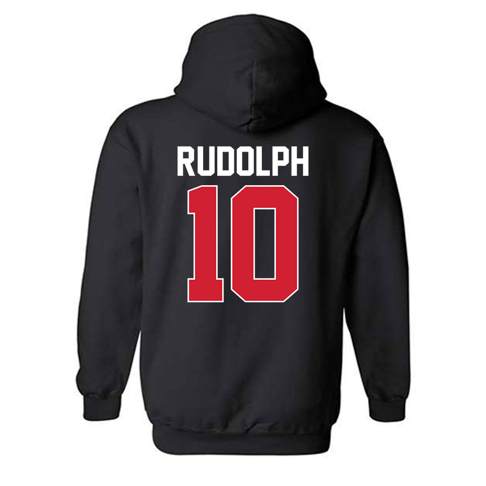 Youngstown State - NCAA Football : Jordan Rudolph - Classic Shersey Hooded Sweatshirt-1