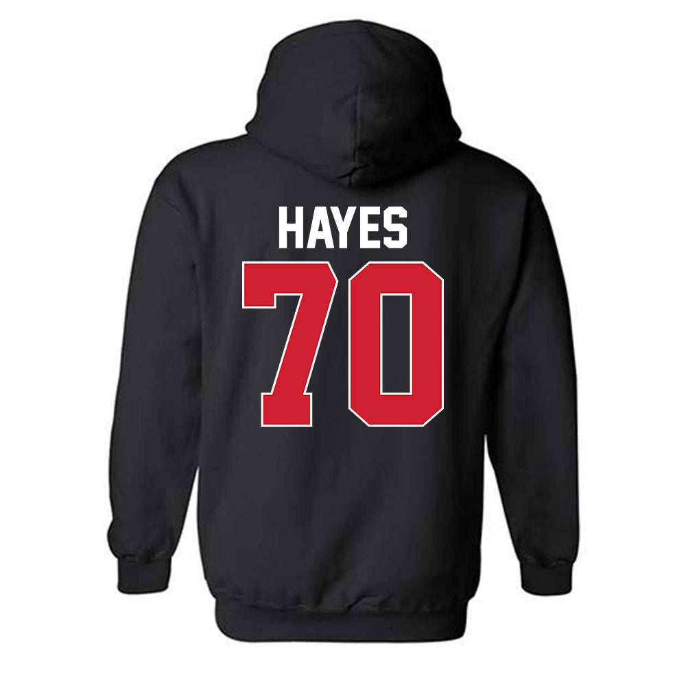 Youngstown State - NCAA Football : Robert Hayes - Classic Shersey Hooded Sweatshirt-1