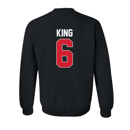 Youngstown State - NCAA Men's Basketball : Drew King - Classic Shersey Crewneck Sweatshirt-1