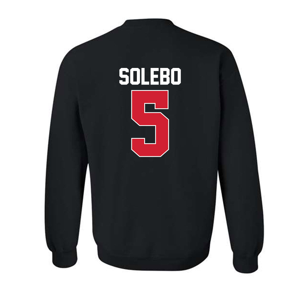 Youngstown State - NCAA Men's Basketball : Shaheed Solebo - Classic Shersey Crewneck Sweatshirt-1
