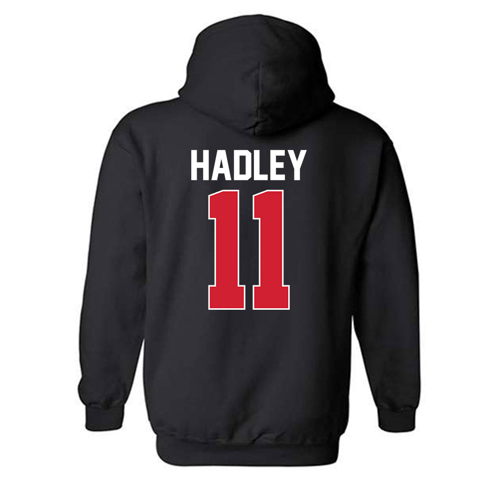 Youngstown State - NCAA Baseball : Caleb Hadley - Classic Shersey Hooded Sweatshirt-1