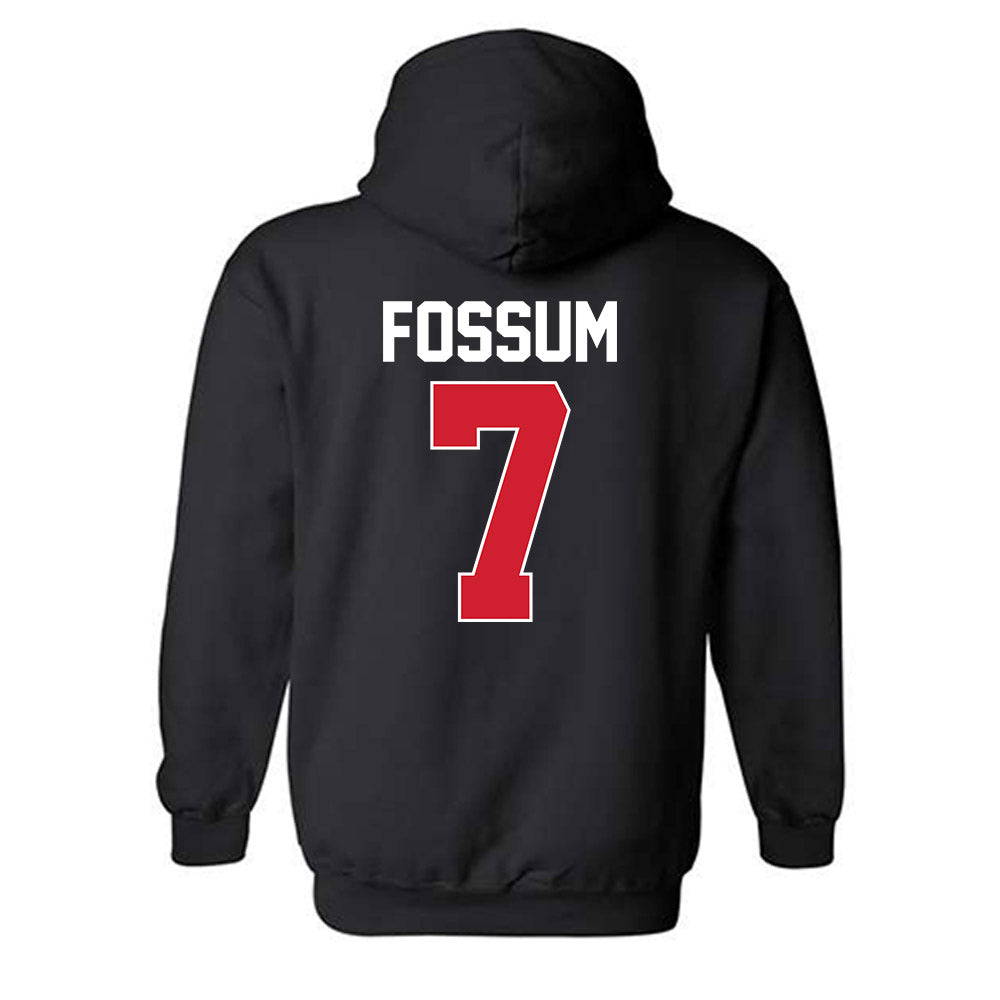 Youngstown State - NCAA Baseball : Kyle Fossum - Classic Shersey Hooded Sweatshirt-1