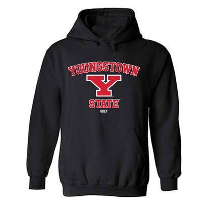 Youngstown State - NCAA Men's Golf : Conner Stevens - Classic Shersey Hooded Sweatshirt-0