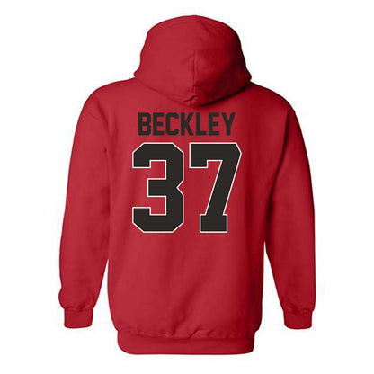 Youngstown State - NCAA Baseball : Nathan Beckley - Classic Shersey Hooded Sweatshirt-1